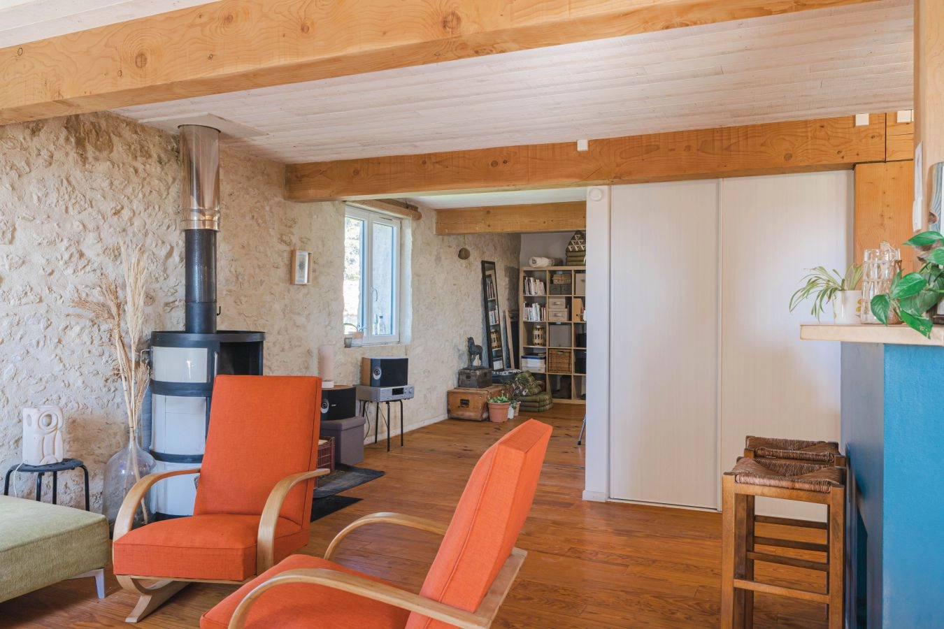 Ferme Lauragaise r&eacute;nov&eacute;e - Vue Pyr&eacute;n&eacute;es