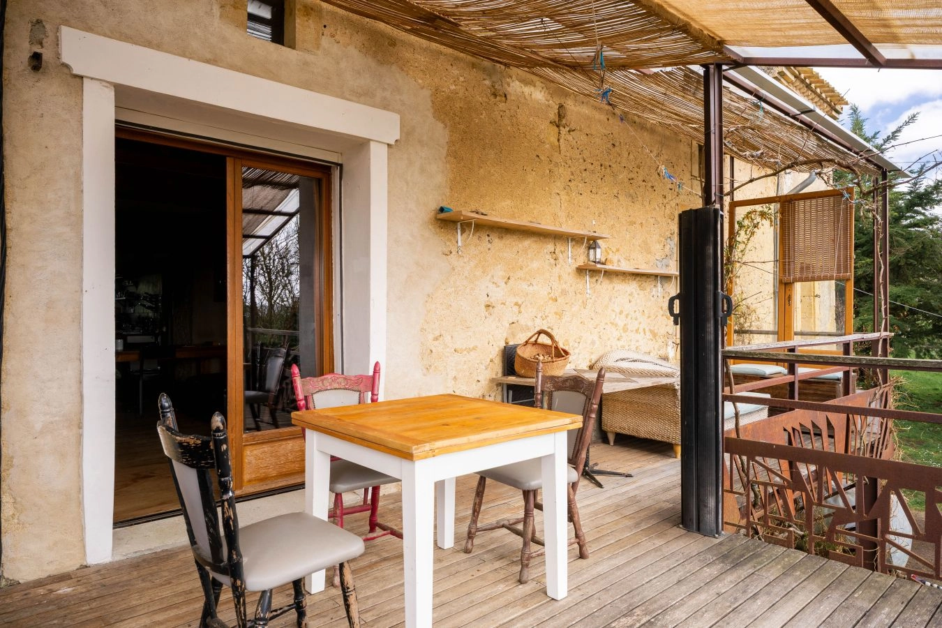 Ferme Lauragaise r&eacute;nov&eacute;e - Vue Pyr&eacute;n&eacute;es