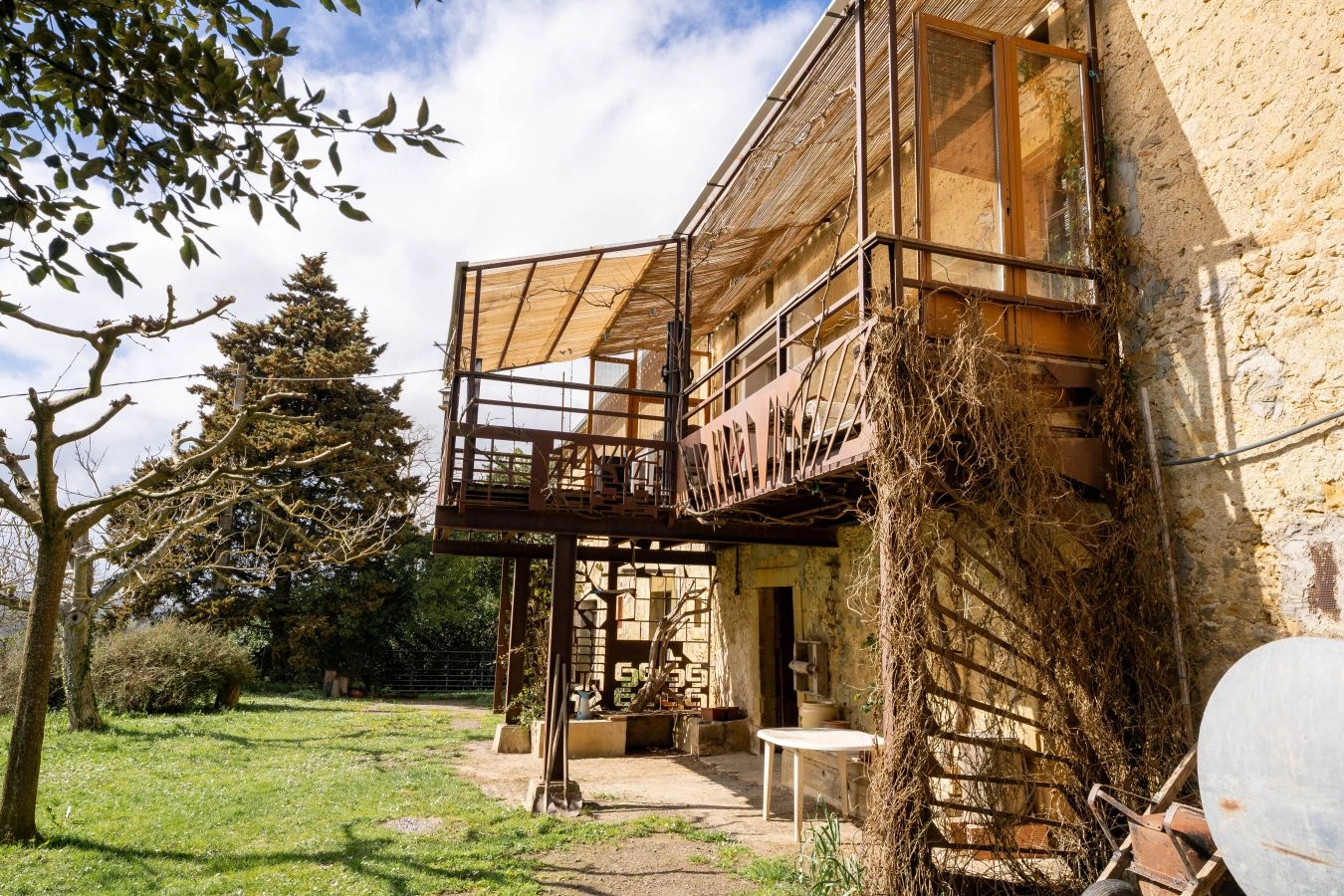 Ferme Lauragaise r&eacute;nov&eacute;e - Vue Pyr&eacute;n&eacute;es