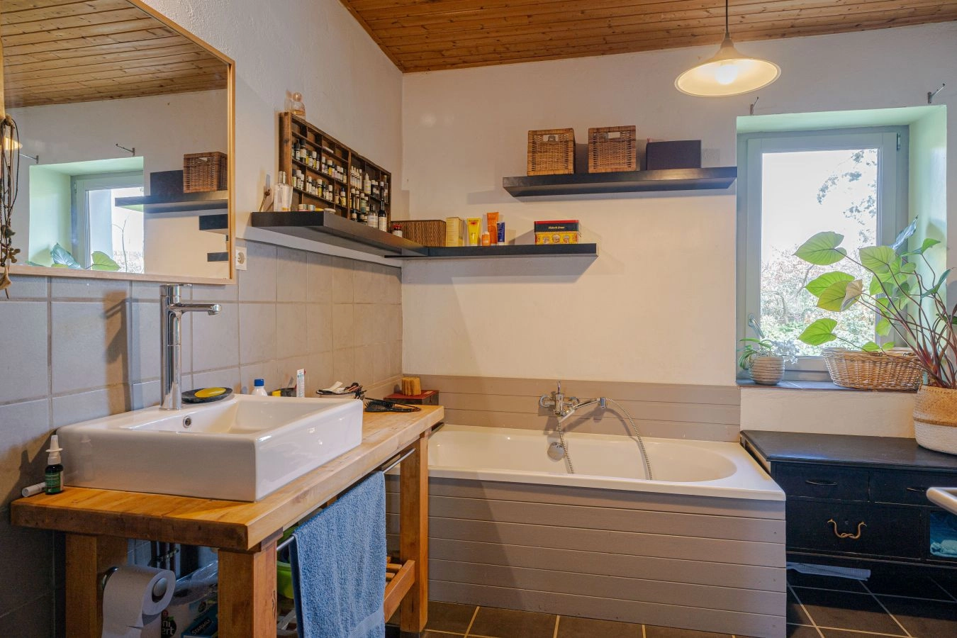 Ferme Lauragaise r&eacute;nov&eacute;e - Vue Pyr&eacute;n&eacute;es