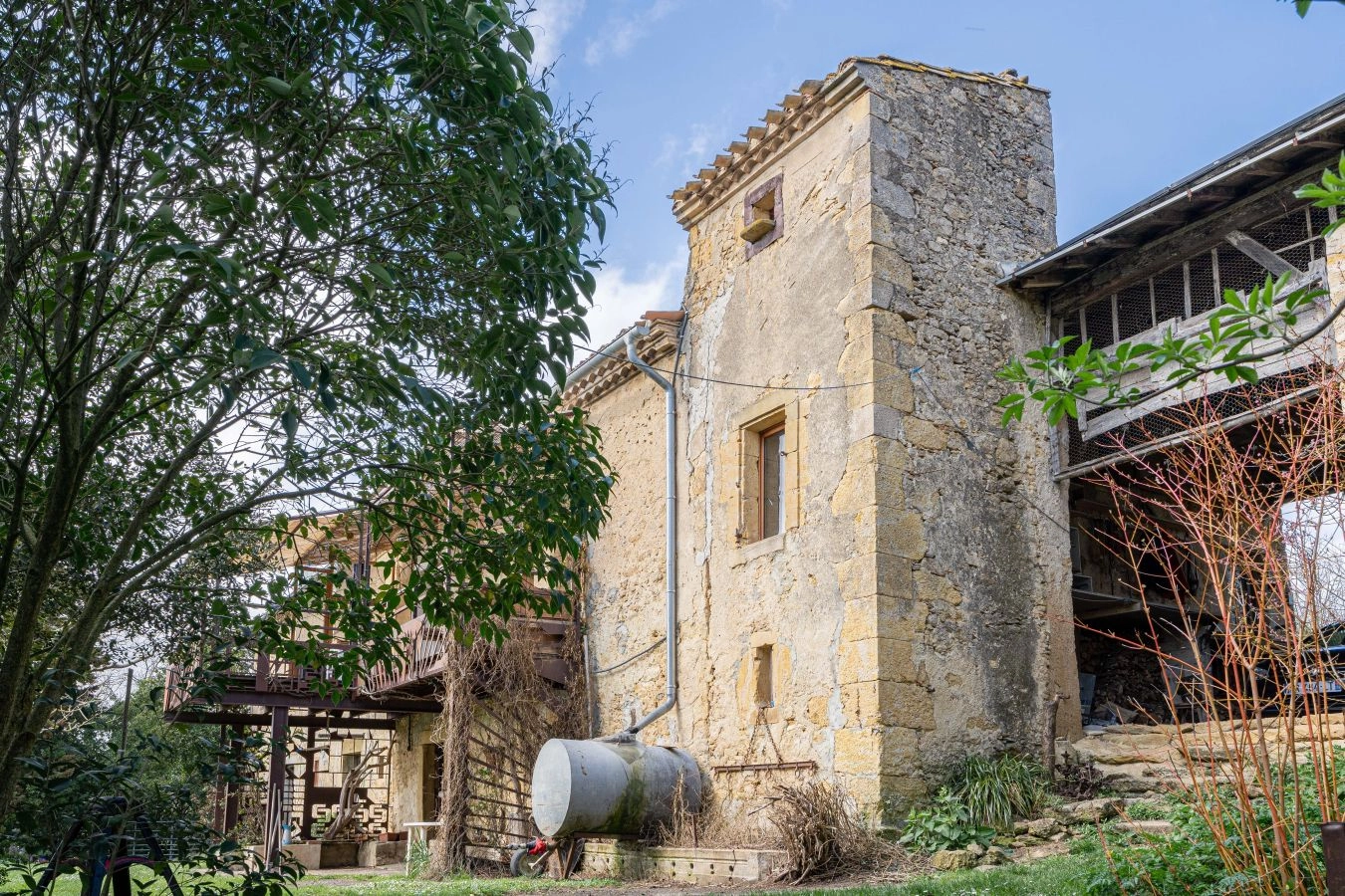 Ferme Lauragaise r&eacute;nov&eacute;e - Vue Pyr&eacute;n&eacute;es