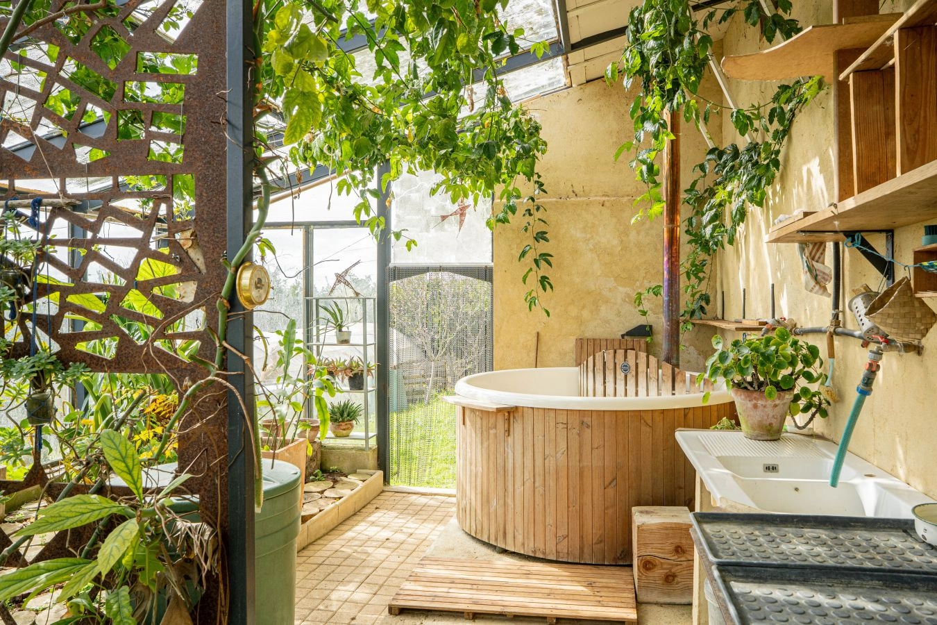 Ferme Lauragaise r&eacute;nov&eacute;e - Vue Pyr&eacute;n&eacute;es
