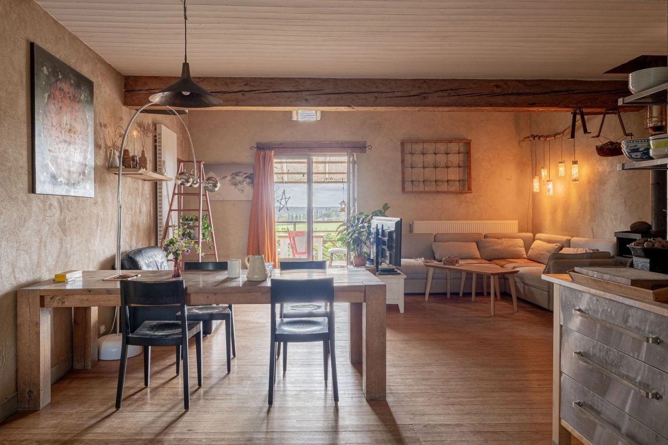 Ferme Lauragaise r&eacute;nov&eacute;e - Vue Pyr&eacute;n&eacute;es